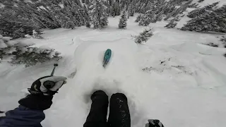 BLOWER POWDER SKIING | GRAND TARGHEE, WY | GOPRO POV