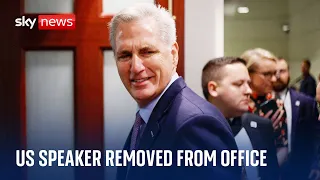 Kevin McCarthy: US House Speaker removed from office for first time in history