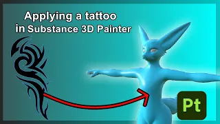 How to add a Tattoo / Image to your VRChat Avatar Textures (Substance Painter Tutorial 2023)