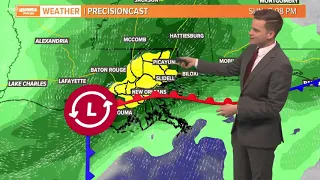 New Orleans weekend weather forecast:  Rain comes back