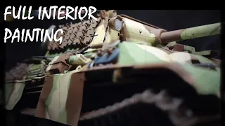 Painting a German Panther G Tank with Full Interior Details and Interior Weathering (Takom 1/35)