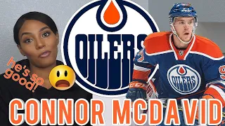 Clueless New NHL Fan Reacts to Connor McDavid Ice Hockey Highlights