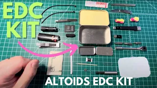 2023 EDC KIT ALTOIDS CAN Items for Urban Prepping For Every Day Use In The City