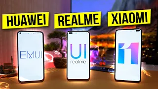 REALME UI всех спасет! Сравнение с MIUI и EMUI!