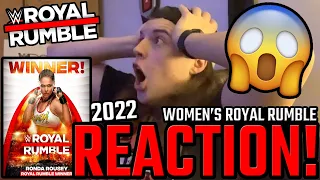WWE WOMEN'S ROYAL RUMBLE 2022 FULL LIVE REACTIONS!! RONDA ROUSEY WINS! - JoeTalksWrestling
