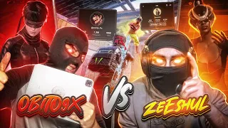 OBiTO9X VS ZEESHUL 🔥|TDM 1v1 | PUBG MOBILE | 🤯اقوى روم مستودع زيشل ضد اوبيتو