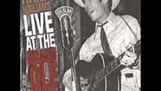MOANIN'  THE  BLUES  by  HANK  WILLIAMS - { Opry }