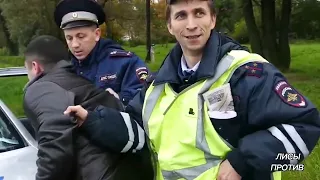 Жёсткое задержание мигранта за угон! Санкт-Петербург