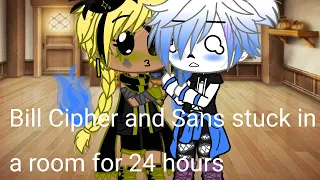 Bill Cipher and Sans stuck in a room for 24 hours Part 1