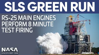 SLS Green Run #2 - NASA Successfully Fires RS-25 Main Engines for 8 Minutes