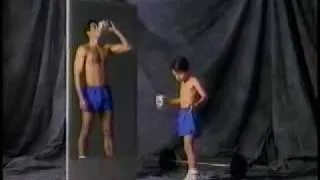 Milk Boy in A Mirror Ad from 1992