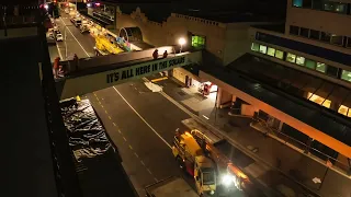 Bell Street Pedestrian Overpass Removal Timelapse (April 2024)