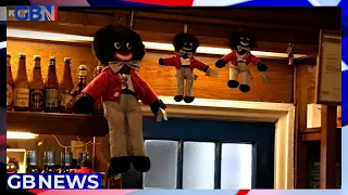 Couple vow to put their offensive golliwog dolls back on display after they were seized by police