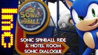 Sonic Spinball Ride & Hotel Room At Alton Towers - Sonic's Dialogue