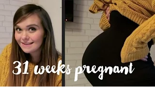 31 WEEKS PREGNANT, BUMP SHOT & NEW SYMPTOMS | Charlotte Taylor