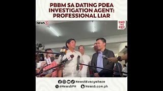 PBBM, tinawag na 'professional liar' si dating PDEA investigation agent Jonathan Morales