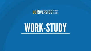 Work-Study: Preparing for your Interview