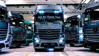Mercedes Benz Truck Production #howitsbuilt