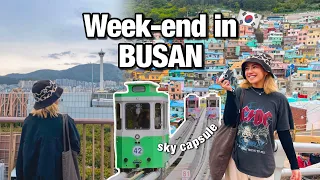 a weekend in BUSAN (Haeundae beach, hotel sea view, Gamcheon Culture Village, Blue line sky capsule)