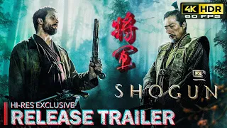 [4K HDR] SHOGUN - Release Trailer (60FPS) Epic Historical Drama | Samurai series 2024