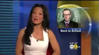 Sharon Tay 2012/08/09 CBSLA/KCAL9 HD; White dress