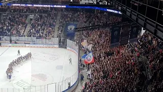 Eisbären Berlin vs. Kölner Haie | DEL Playoffs Spiel 3 Viertelfinale | Siegesfeier mit der Fankurve