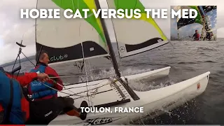 Sailing: Hobie Cat 15 on the Med - strap on your harness