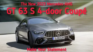 Tne New 2023 Mercedes-AMG GT 63 S 4-Door Coupe | Driving, Exterior and Interior Details | WOC