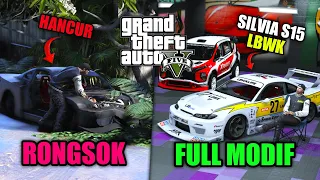 AKU MENEMUKAN MOBIL JDM LANGKA & RONGSOK DI PULAU RAHASIA GTA 5