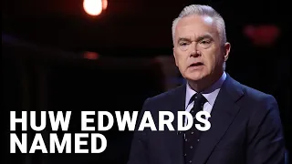 Huw Edwards named as suspended BBC presenter by his wife