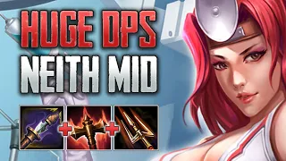 DELETING ENEMIES WITH HIDDEN BLADE! Neith Mid Gameplay (SMITE Conquest)