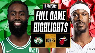 Boston Celtics vs Miami Heat Full Game 5 Highlights | 2022 NBA Playoffs | NBA 2K22