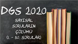 DGS 2020 - Matematik (1. - 30. sorular)
