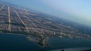 Co-pilot's first landing in a Boeing-777 at Chicago O'Hare early morning.