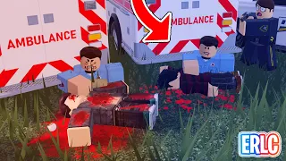 CANNIBALISTIC EMS STEALS BODIES FROM CRASH SCENE! - ERLC Roblox Liberty County