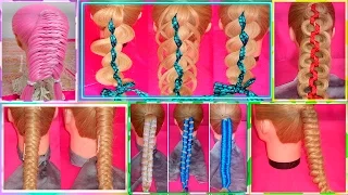 9 Cute and Easy Ponytails! | 9 Days of Ponytails! | Easy hairstyles with ponytails