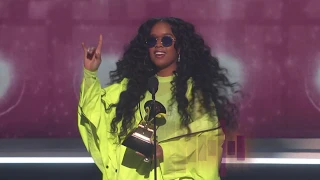 H.E.R. Wins Best R&B Album Presented by BTS | 2019 GRAMMYs Acceptance Speech