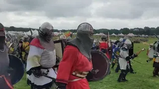 Pennsic 50 Field Battle charge