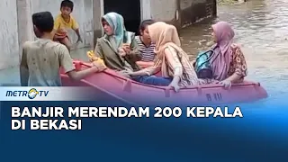 Banjir 1 Meter Merendam 200 Kepala Lebih Di Bekasi