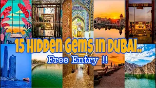 Top 15 Hidden Spots in Dubai | Free Entry | Travel Guide #dubai #freeentryplaces #hiddenspots