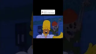 Homer vs giant spider