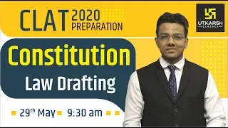 Constitution Law Drafting || Legal Reasoning || CLAT Exam Preparation || By Tansukh Sir