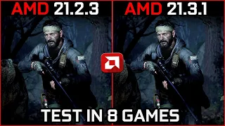 AMD Driver (21.2.3 vs 21.3.1) Test in 8 Games On RX 5500 XT in 2021