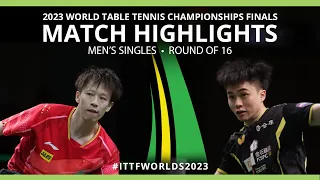 Lin Gaoyuan vs Lin Yun-ju  | MS R16 | 2023 ITTF World Table Tennis Championships Finals