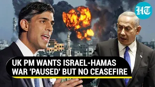 British PM Opposes Israel-Hamas Ceasefire, Wants 'Pauses' In War | Watch UK Parl Grill Rishi Sunak