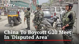 India's Sharp Response As China Opposes G20 Meet In Kashmir