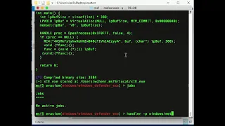 windows XP/10/8/8.1/7/vista hacked using kali linux "MSFCONSOLE" use windows/windows_defender_exe