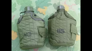 Vietnam M-1967 1Qt canteen covers and variants