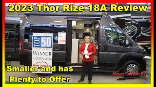 New 2023 Thor Rize 18A Review | Mount Comfort RV