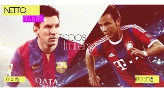 TRAILERS DO FIFA 16 E PES 2016 - 720P - HD